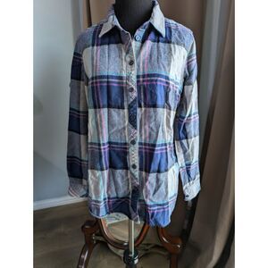 Bit & Bridle Plaid Button Down Shirt